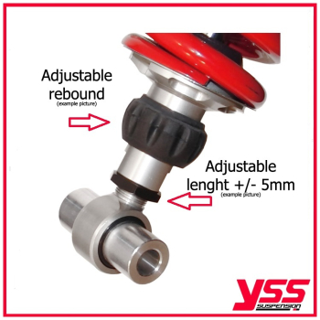 YSS Stoßdämpfer für K75 K569 Bj.1984 -1993 8Ventil  MZ366-350TRJ-01 Black Edition