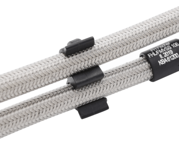 Stahlflexleitung Halter Clips