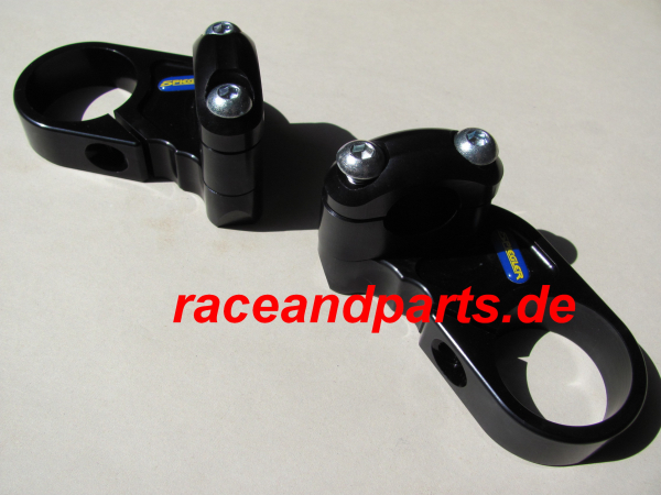 Superbike Lenkerumbau NT 650 RC31 Hawk Bj. 1989- schwarz eloxiert